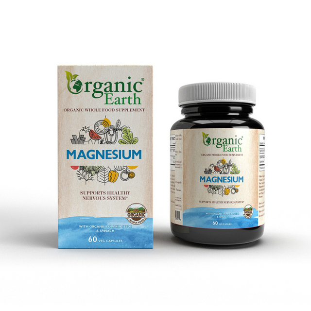 Organic Earth Magnesium 60 Capsules Organic Earth