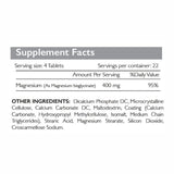 Radiant Platinum Magnesium 400mg, Stress Relief, Sleep, Muscle Recovery & Nerve Support 90 Tablets Radiant Platinum