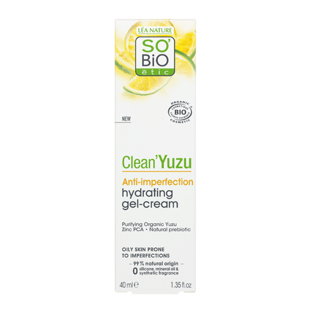So Bio Etic Organic Clean Yuzu Hydrating Gel Cream 40ml So Bio Etic