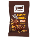 Good Calories Oats Bitter Belgian Chocolate Peanuts & Honey Crispy Balls – 40g Good Calories
