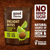 Good Calories Cocoa & Hint of Lime Delight Bites – 65g Good Calories