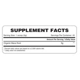 Organic Earth Maca Root Powder for Energy and Vitality Support - 227g Organic Earth