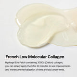 Mixsoon Collagen Hydrogel Eye Patch 84g, Hydrating, Firming, and Wrinkle-Care Patches with Peptides - 30 Pairs Mixsoon
