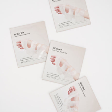 Mixsoon Bean Collagen Hydrogel Mask Pack 35g, Fermented Nutrients, Hydration, Firmness and Radiance - 5s Mixsoon