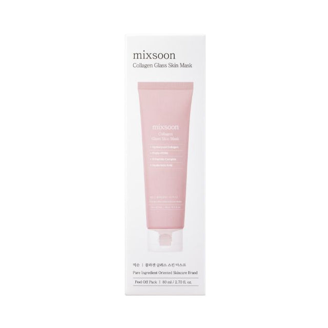 Mixsoon Collagen Glass Skin Peel-Off Mask for Hydration, Elasticity and Radiant Glow - 80ml Mixsoon