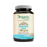 Organic Earth Prenatal DHA for Pregnancy and Lactation Support - 60 Softgels Organic Earth
