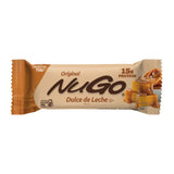 NuGo Original Dulce De Leche Bar 50g,15g Protein, Gluten Free Caramel-Inspired Crunchy Snack, Pack of 15 pcs NuGo