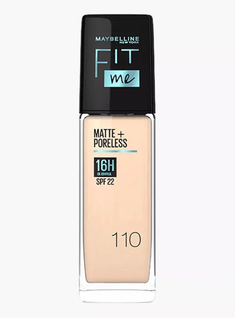 Maybelline New York Fit Me Matte Poreless Foundation 110 Maybelline