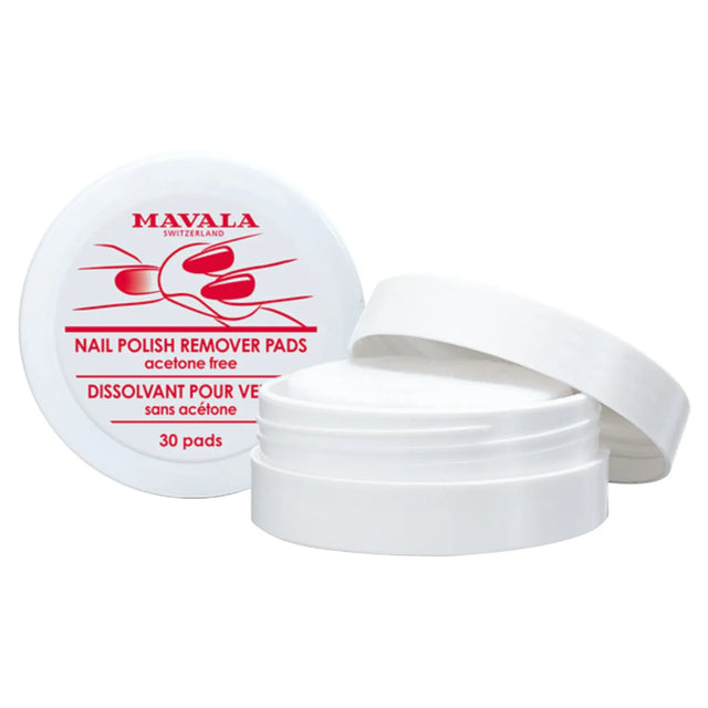Mavala Nail Polish Remover Acetone Free Pads 30's - www.palcgcc.com