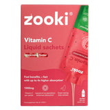 Zooki Liposomal Vitamin C 1000mg Watermelon Flavor Liquid Sachets 15ml, Pack of 14's Zooki