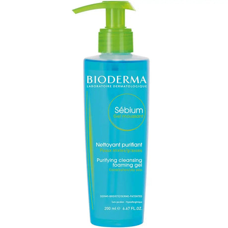 Bioderma Sebium Gel Moussant Purifying Cleansing Foaming Gel 200ml Bioderma