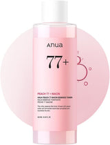 Anua Peach 77% Niacin Essence Facial Toner For Radiant & Plumping Skin 250ml Anua