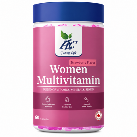 PLC Women’s Multivitamin with Vitamin A, B, C, D, E & Biotin. Pack of 60s PLC