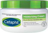 Cetaphil Moisturizing Cream, Face & Body Moisturizer With Dry to Very Dry Sensitive Skin, Unscented - 250g Cetaphil