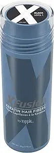 Xfusion Hair Fibers 28gm Black TOPPIK
