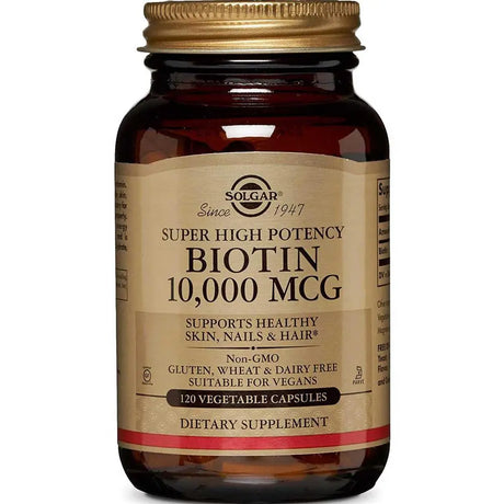 Solgar Biotin 10000mcg Vegetable Capsules 120's - www.palcgcc.com