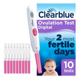 Clear Blue Digital Ovulation Tests Kit, Pack of 10's ClearBlue