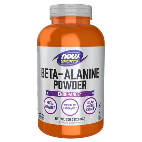Now Sports Beta Alanine 100% Pure Powder For Muscular Endurance 500g Now