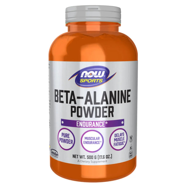 Now Sports Beta Alanine 100% Pure Powder For Muscular Endurance 500g Now