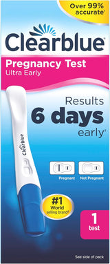 Clear Blue Ultra Early Pregnancy Test Kit 1's Clear Blue