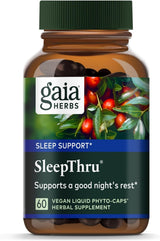 Gaia Herbs SleepThru Natural Sleep Support - 60 Capsules Gaia Herbs