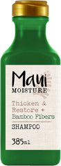 Maui Moisture Shampoo, Thicken & Restore + Bamboo Fibers, 385 ml Maui