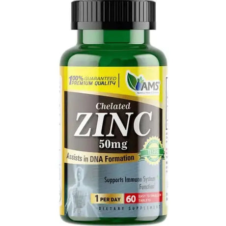 AMS Zinc 50mg Tablet 60'S - www.palcgcc.com