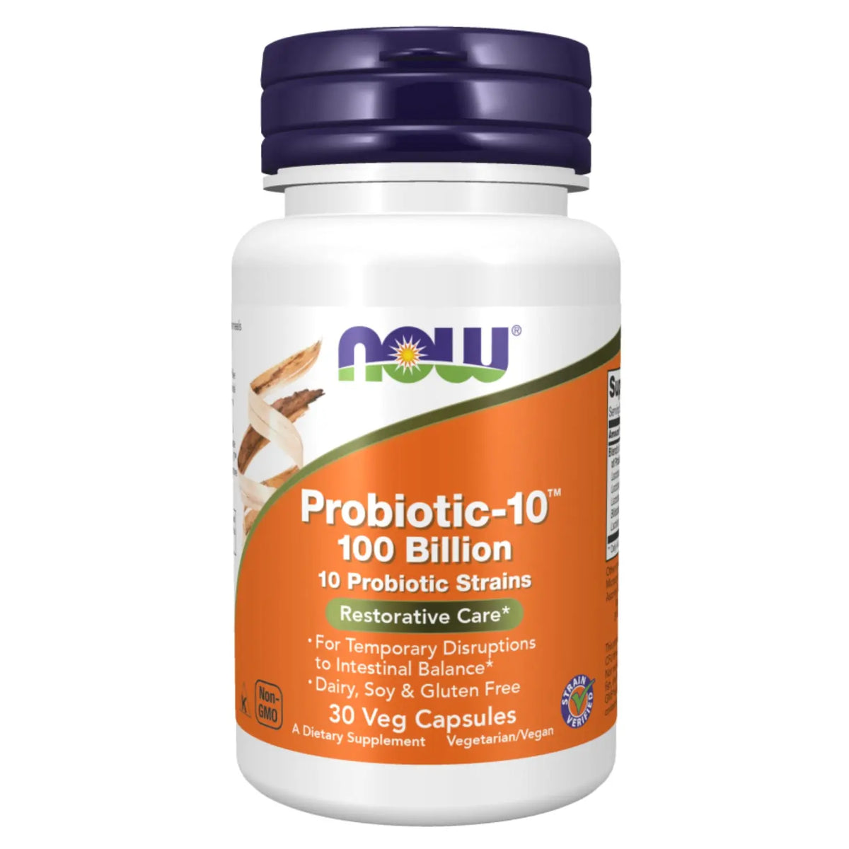 Now Foods Probiotic-10 100 Billion Veg Capsules 30's Now