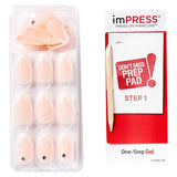 Kiss imPRESS Press On Manicure So French Medium 30's KISS