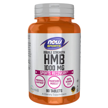 Now Sports Nutrition HMB Double Strength 1000mg Tablets 90's Now