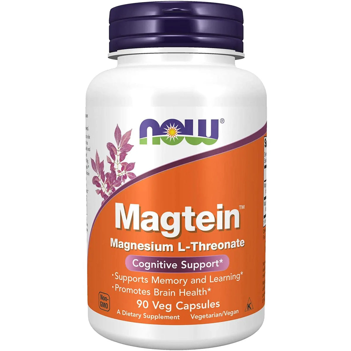 Now Foods, Magtein Vegetable Capsules 90's Now