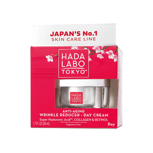 Hada Labo Tokyo Anti-Ageing Wrinkle Reducer Day Cream 50ml Hada Labo Tokyo