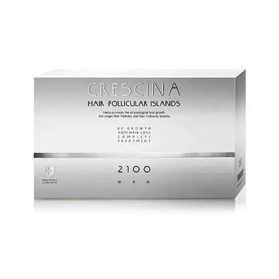 Crescina  Follicular Islands Re-Growth 2100 Hair-Loss Man Vials 20's - www.palcgcc.com