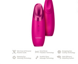 Geske SmartAppGuided 6-in-1 Warm & Cool Eye Energizer For Under-Eye Puffiness In Magenta Color geske