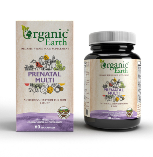 Organic Earth Prenatal Multi 60 Capsules organic Earth