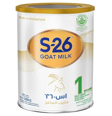 S-26 Goat Milk Stage 1 Baby Milk Formula For 0 To 6 Months 380g S-26