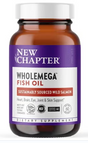 New Chapter Wholemega 1000mg Fish Oil Softgels, Pack of 60's New Chapter