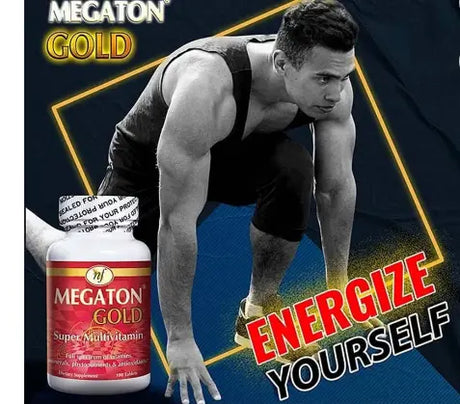 Natural Fervor Megaton Gold Super Multivitamin Supplement Tablets, Pack of 100's Natural Fervor