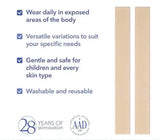 Biodermis EpiDerm Long Strip Natural Silicone Gel Sheeting For Scars, Size 3.6 *29cm - 1 Pair Biodermis