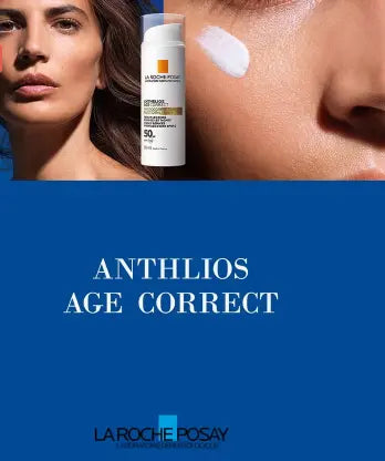 La Roche Posay Anthelios Age Correct SPF50 Anti-Ageing Invisible Sunscreen With Niacinamide 50ml La Roche-Posay