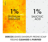 Vichy Dercos Anti-Dandruff Shampoo With Selenium DS And Salicylic Acid For Itchy Scalp And Normal To Oily Hair 390ml Vichy