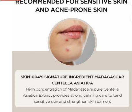 Skin1004 Madagascar Centella Ampoule Soothing Facial Serum 100ml Skin1004