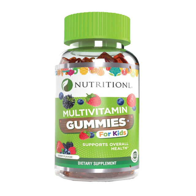 Nutritionl Kids Multivitamin, Supports Growth, Immunity, and Energy - 60 Gummies Nutritionl
