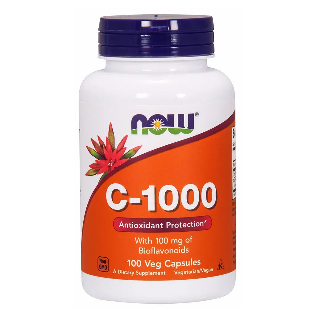 Now C-1000 Vitamin C Tablets For Antioxidant & Immune Support, Pack of 100's Now