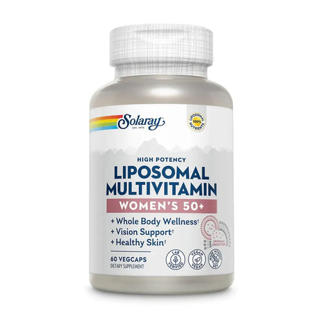 Solaray Women's 50+ Liposomal Multivitamin Vegetarian Capsules For Whole Body Wellness, Pack of 60's Solaray
