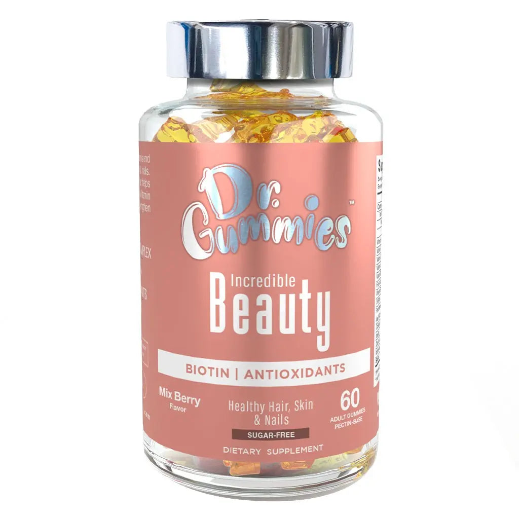 Dr. Gummies Beauty Adult Gummies with Biotin & Antioxidants, Pack of 60's Dr. Gummies