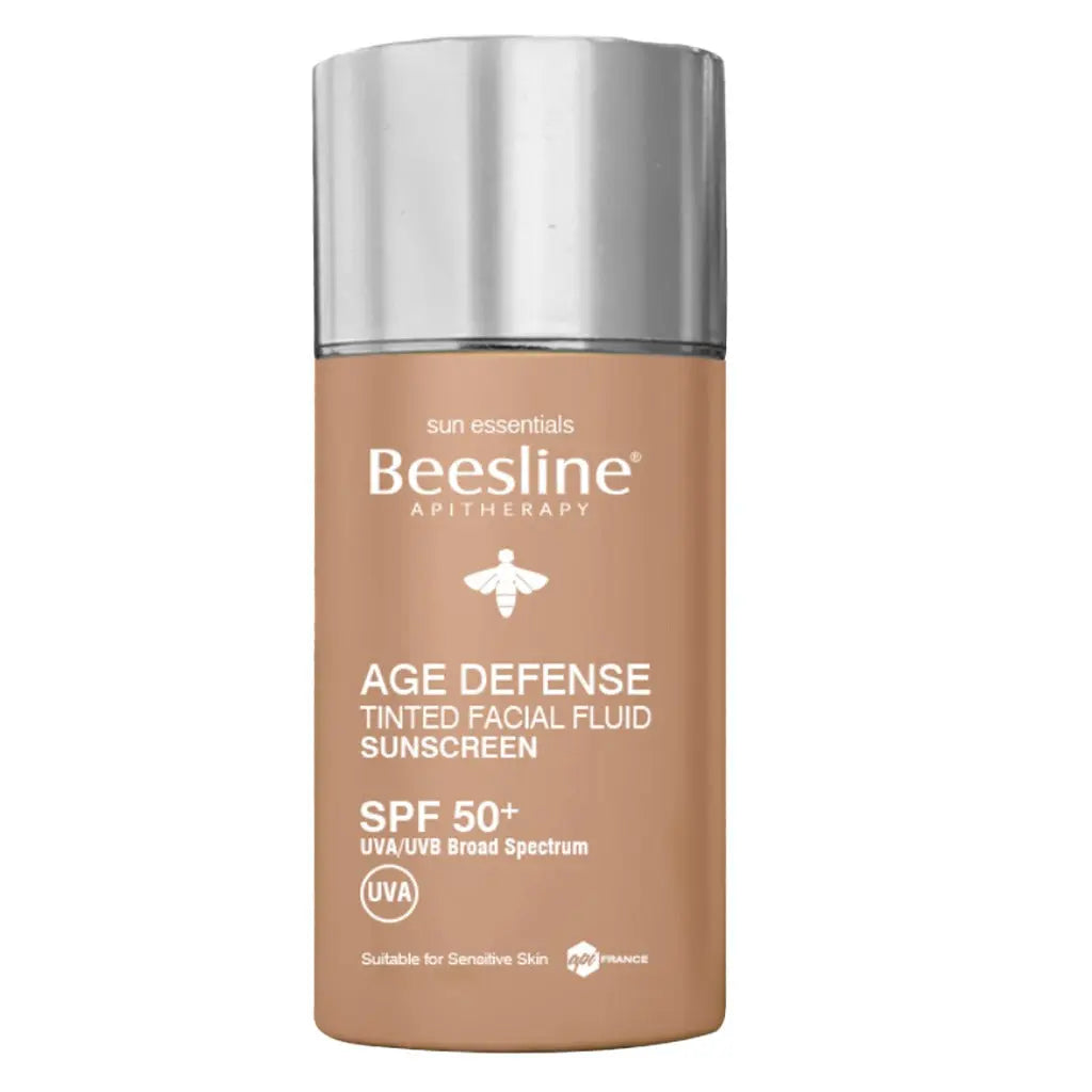 Beesline® Apitherapy Age Defense SPF50+ Facial Fluid Sunscreen Tinted 40 mL Beesline