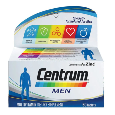 Centrum Men's Multivitamin Supplement Tablets, Pack of 60's Centrum