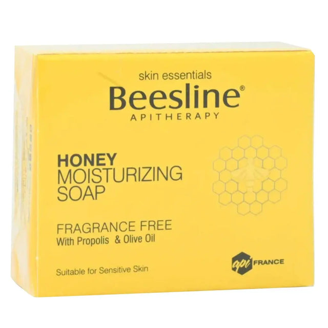 Beesline® Apitherapy Honey Moisturizing Soap Fragrance Free 60 g Beesline