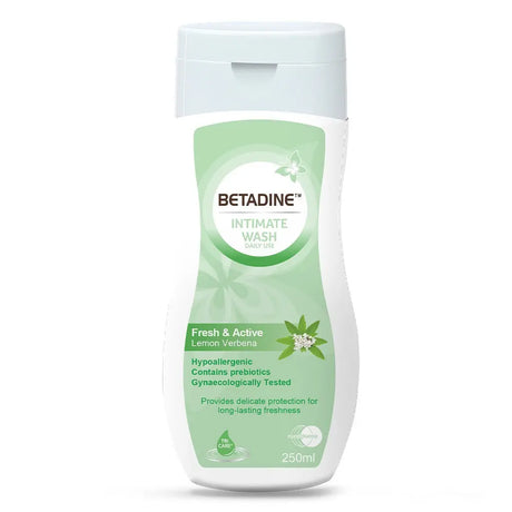 Betadine Daily Use Feminine Intimate Wash, Fresh & Active Lemon Verbena 250ml Betadine